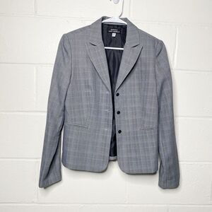 Vintage Giorgio Saint Angelo Plaid Blazer Womens Size 8 Coat Single Breasted